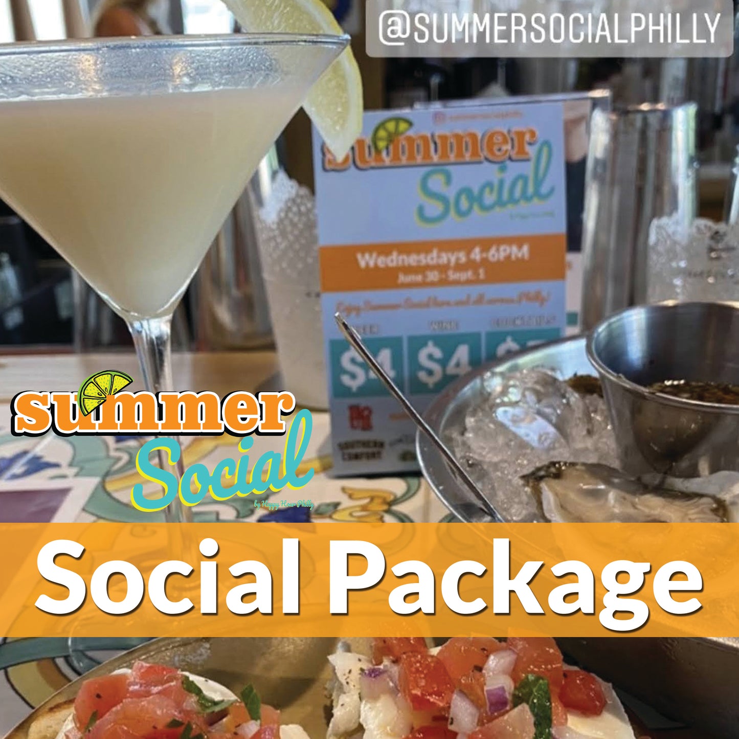 Summer Social - Social Package Early Bird $330 ($27 per week)